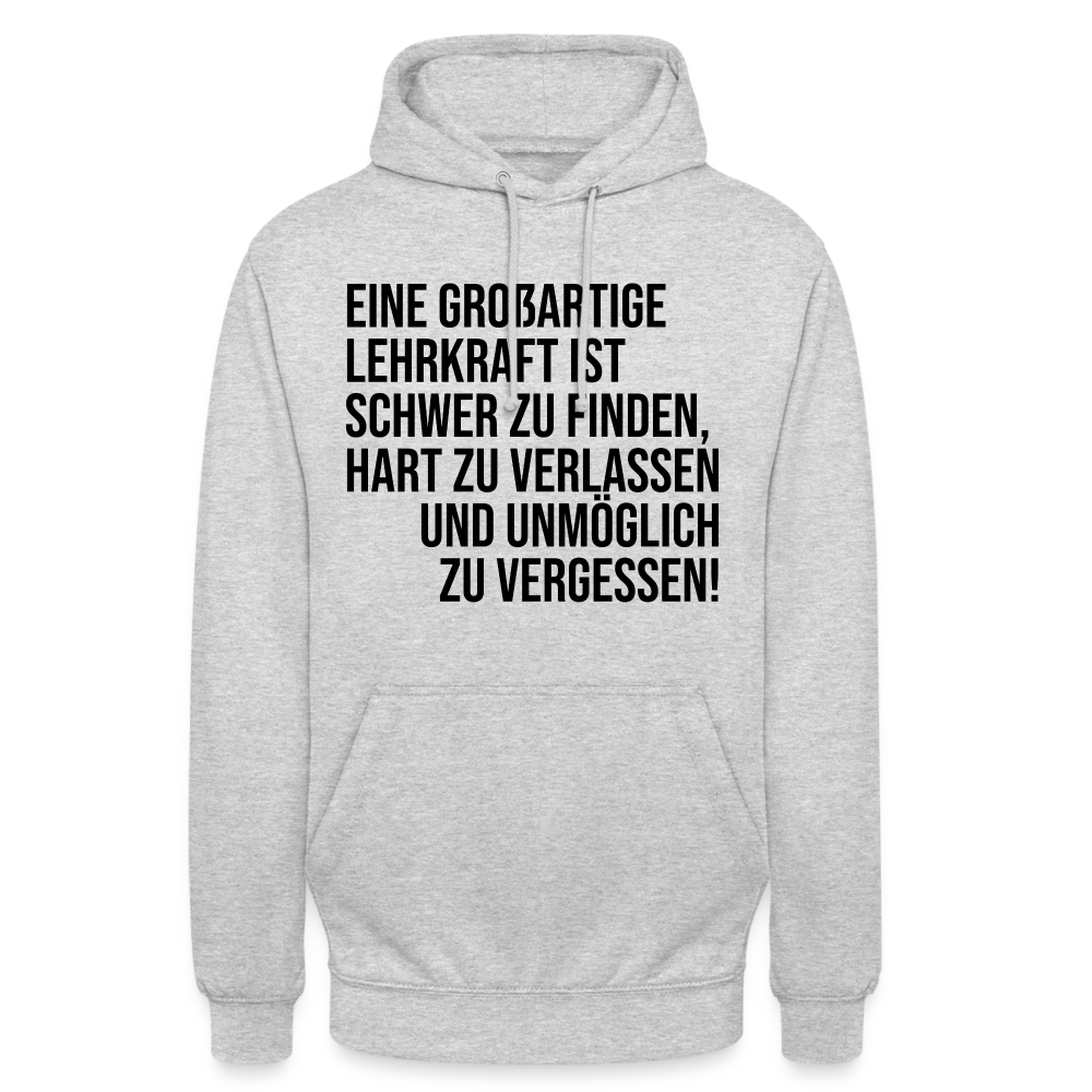 Großartige Lehrkraft - Hellgrau meliert