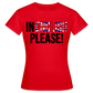 In english please - Frauen T-Shirt - Rot
