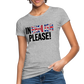 In english please - Frauen Bio-T-Shirt - Grau meliert