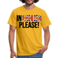 In english please - Männer T-Shirt - Gelb