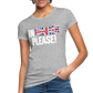 In english please! (weiß) - Frauen Bio-T-Shirt - Grau meliert