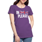 In english please! (weiß) - Frauen Premium T-Shirt - Lila