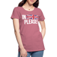 In english please! (weiß) - Frauen Premium T-Shirt - Malve