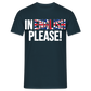 In english please! (weiß) - Männer T-Shirt - Navy