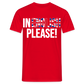 In english please! (weiß) - Männer T-Shirt - Rot