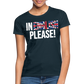In english please! (weiß) - Frauen T-Shirt - Navy