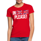 In english please! (weiß) - Frauen T-Shirt - Rot