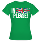 In english please! (weiß) - Frauen T-Shirt - Kelly Green