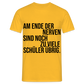 Zu viele Schüler - Männer T-Shirt - Gelb