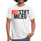Rotstiftmilieu - Männer T-Shirt - weiß