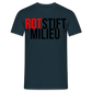 Rotstiftmilieu - Männer T-Shirt - Navy