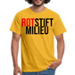 Rotstiftmilieu - Männer T-Shirt - Gelb