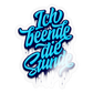 Ich beende die Stunde - Sticker - Transparent glänzend