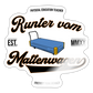 Runter vom Mattenwagen - Sticker - Weiß glänzend