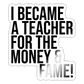 Money & Fame! - Sticker - Weiß glänzend