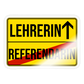 Lehrerin - Sticker - Transparent glänzend