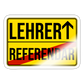 Lehrer - Sticker - Weiß glänzend