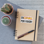 en español por favor - Weiß glänzend