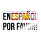 en español por favor - Weiß glänzend