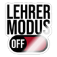 Lehrer Modus off - Sticker - Weiß glänzend