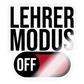 Lehrer Modus off - Sticker - Transparent glänzend