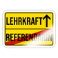 Lehrkraft - Sticker - Weiß glänzend