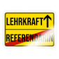 Lehrkraft - Sticker - Transparent glänzend
