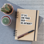 Frage oder Antwort? - Sticker - Weiß glänzend