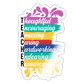 TEACHER - Sticker - Weiß glänzend