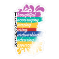 TEACHER - Sticker - Friendly-Punk-Monkey