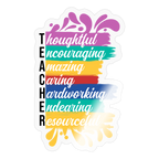 TEACHER - Sticker - Friendly-Punk-Monkey