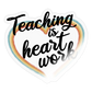 Heartwork - Sticker - Transparent glänzend